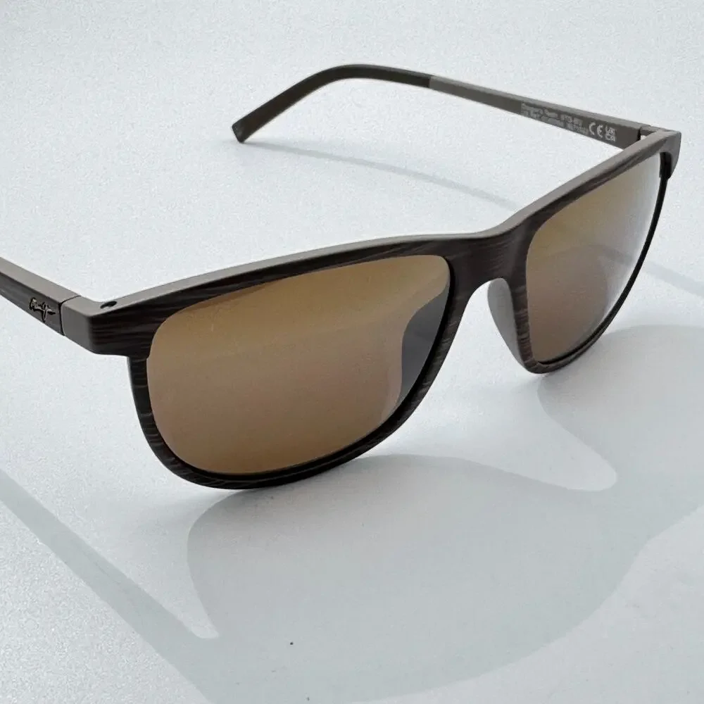 Maui Jim Sunglasses Dragon's Teeth STG-SG MJ811-25C Brown Stripe 58mm Lele Kawa